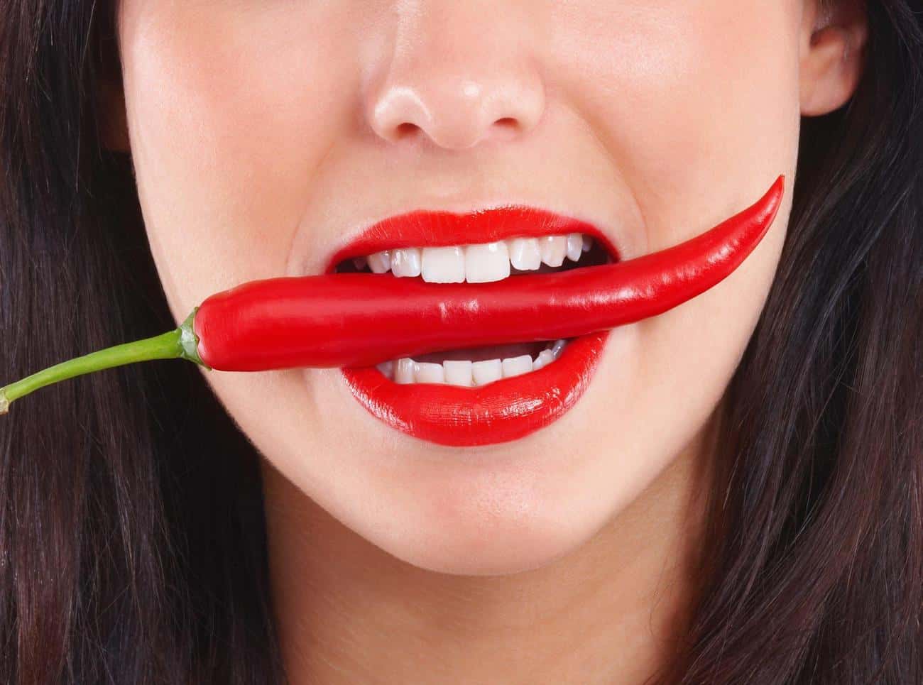 Close-up of a smile with immediate whitening results after treatment Market Harborough