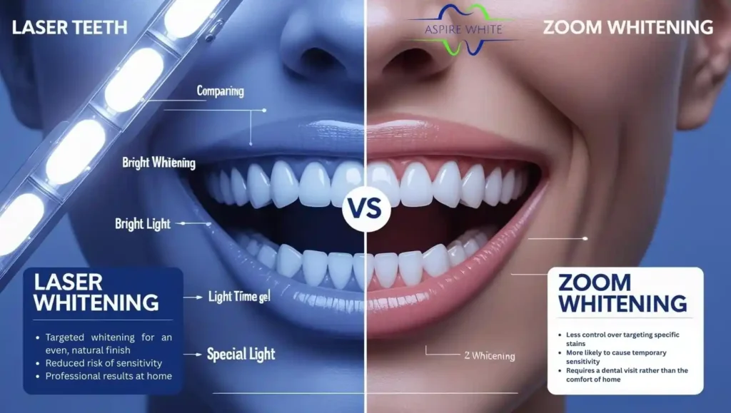 Laser Teeth Whitening vs. Zoom Whitening Market Harborough