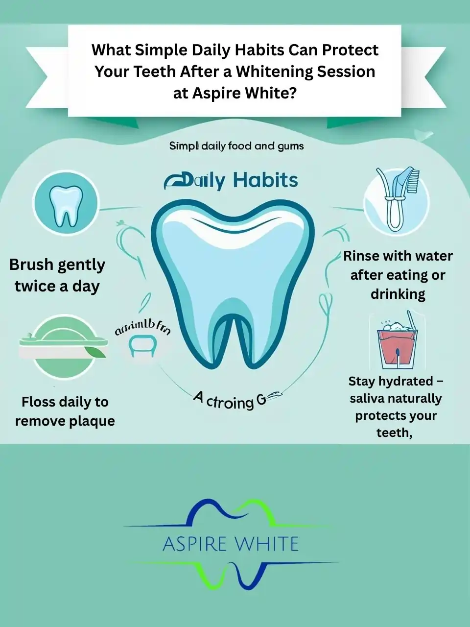 What Simple Daily Habits Can Protect Your Teeth After a Whitening Session at Aspire White Market Harborough