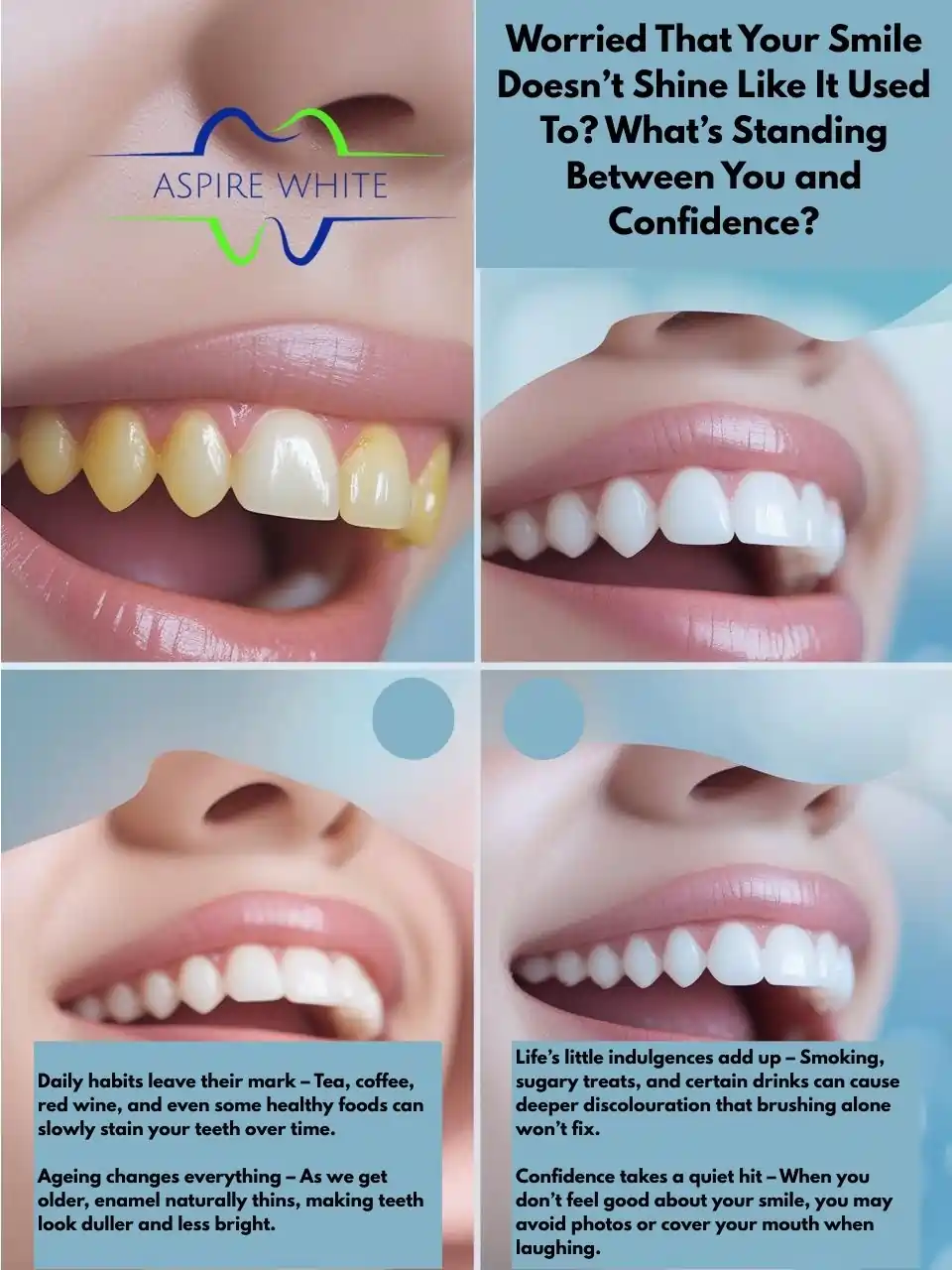 Worried That Your Smile Doesn’t Shine Like It Used To What’s Standing Between You and Confidence Market Harborough